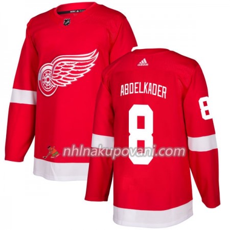 Detroit Red Wings Dresy Justin Abdelkader 8 Červená 2017-2018 Adidas Authentic - Pánské Detroit Red Wings Dresy Justin Abdelkader 8 Červená 2017-2018 Adidas Authentic - Pánské